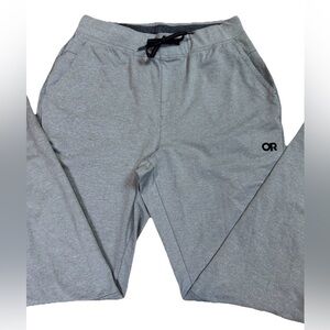 Outdoor Research Pants Mens S Gray Baritone Athletic Stretch Tapered Leg V064